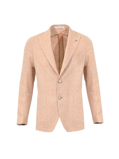 Giacca monopetto in misto cotone, seta, lana e viscosa Tagliatore | 1SMC26K 610084 EO925932